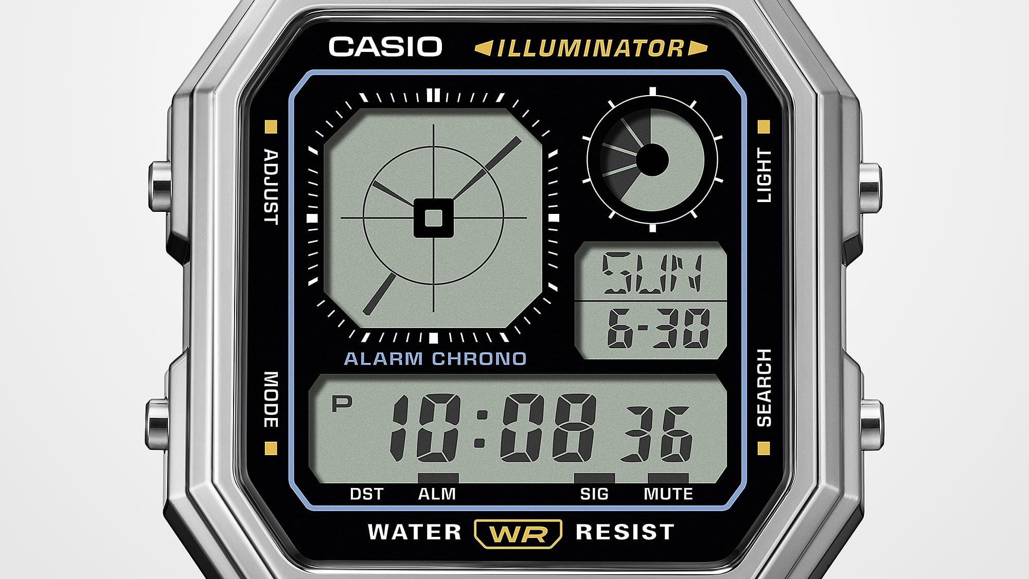 Casio A130 — Silver