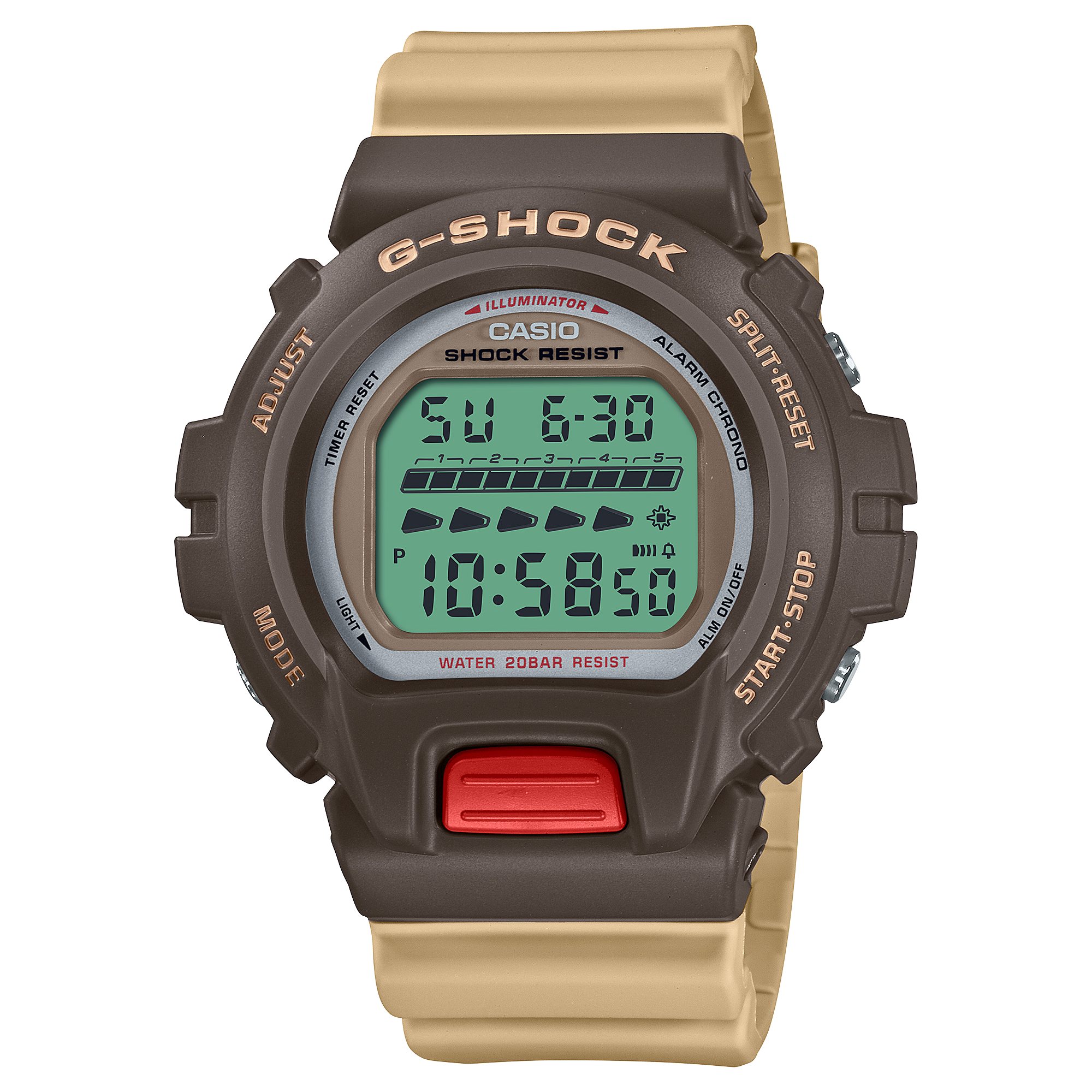 Casio DW-6600 — Brown
