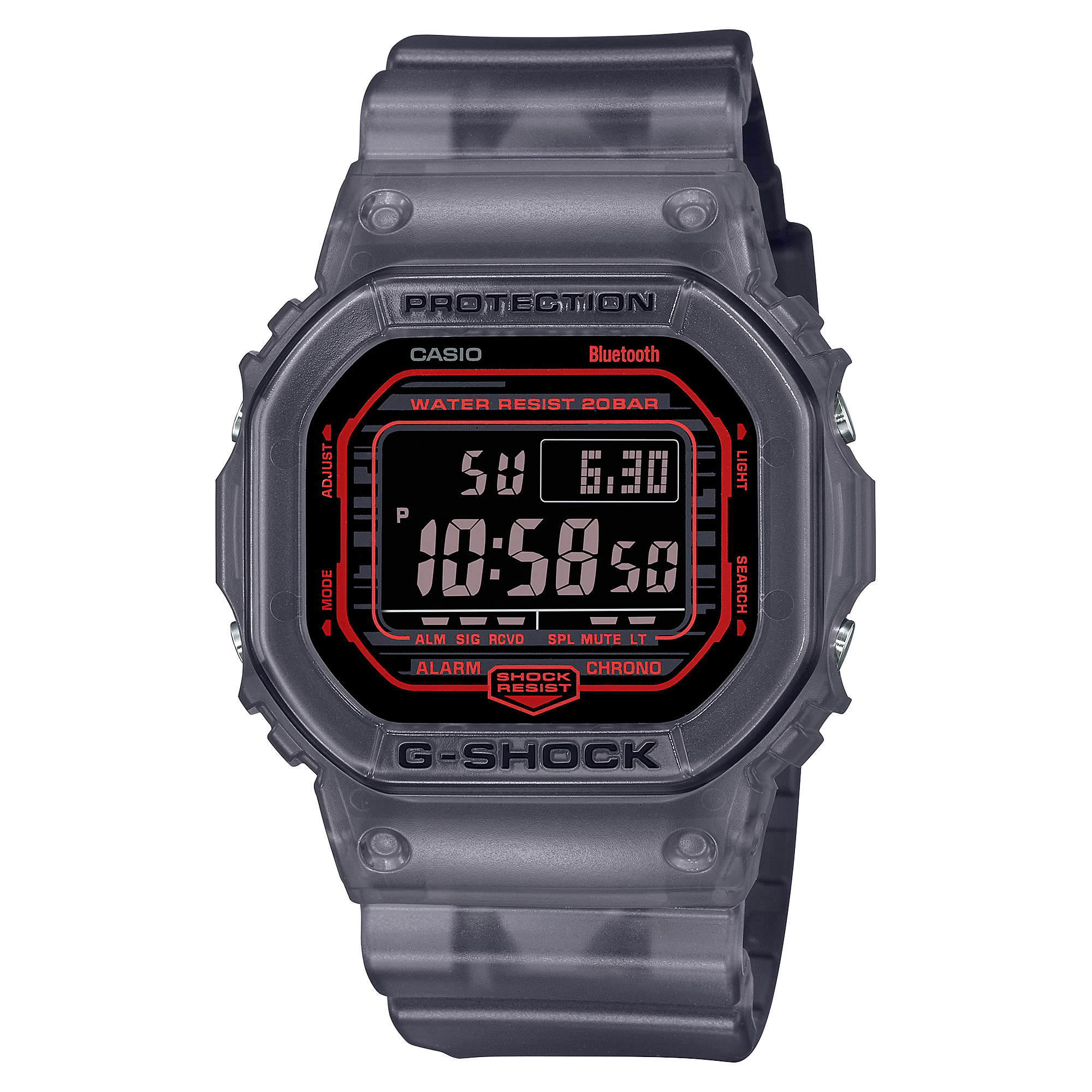 Casio DW-B5600 — Transparent