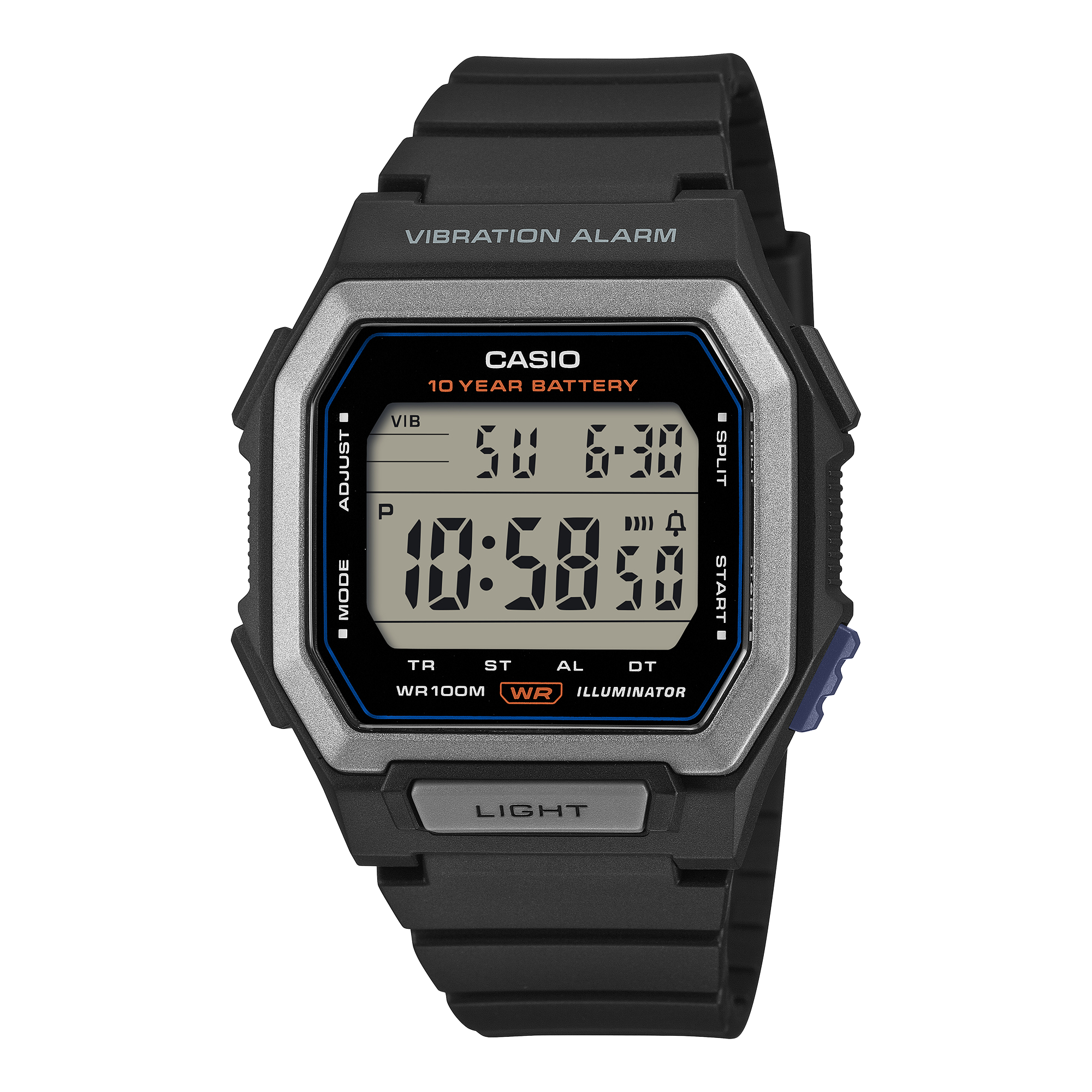 Casio W-738H — Silver