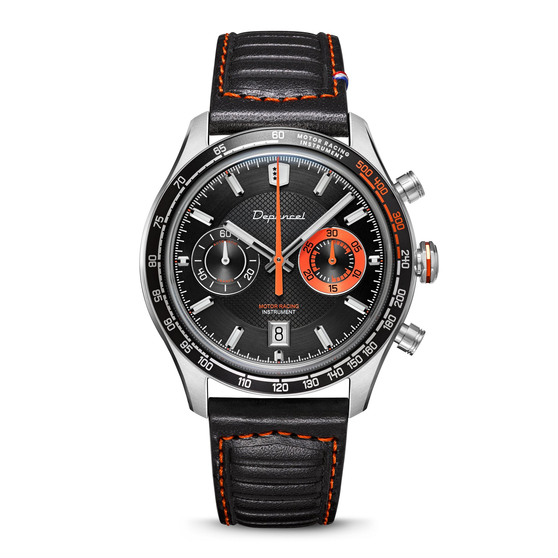 Depancel Autosport Racing Chronograph — Métal + Cuir Driving Ardillon