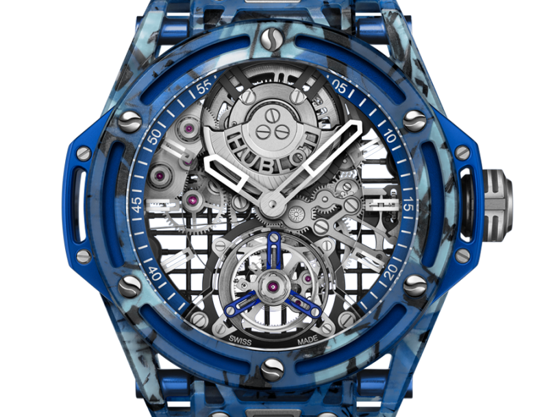 Hublot Big Bang Tourbillon — Blue