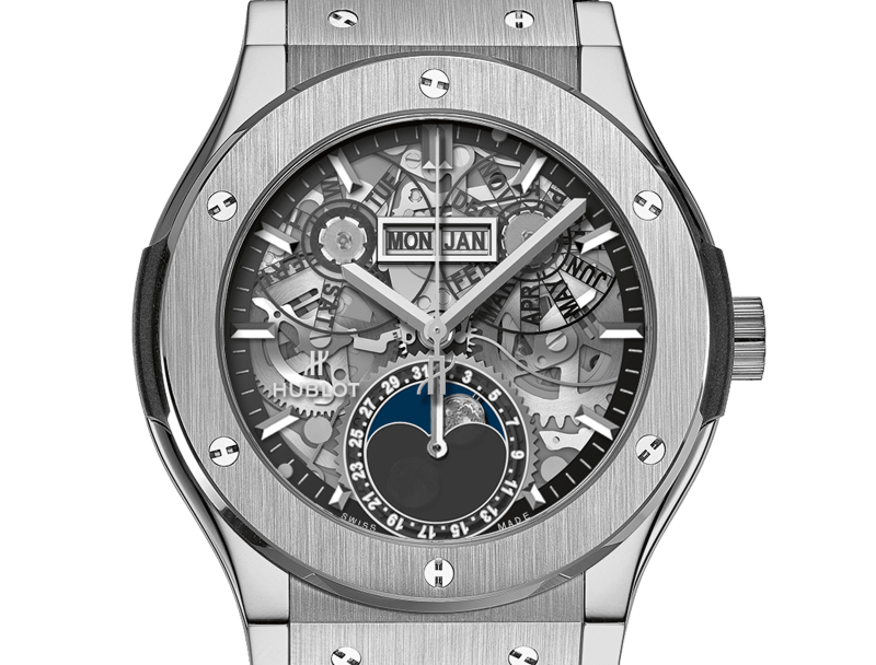Hublot Classic Fusion Aerofusion Moonphase — Black