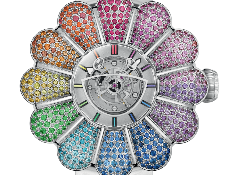 Hublot Mp 15 Takashi Murakami Tourbillon Sapphire Rainbow 42mm — Rainbow