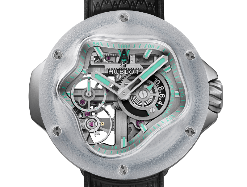 Hublot Mp 17 Meca 10 Arsham Splash Titanium Sapphire 42mm — Grey