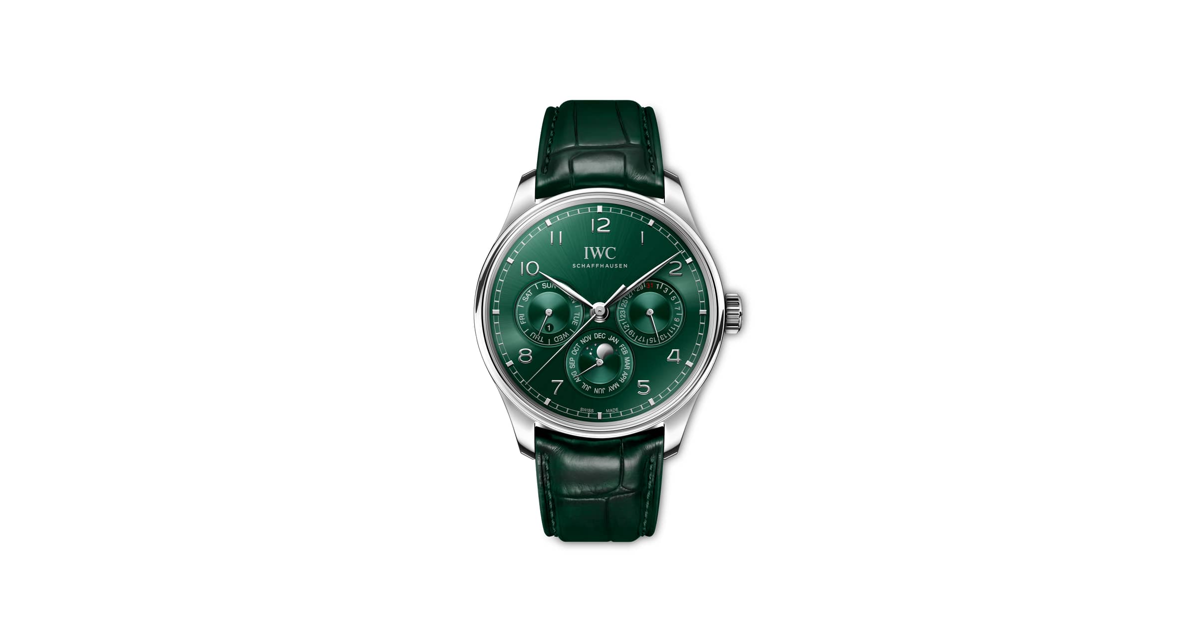 IWC Schaffhausen Iw344202 Portugieser Perpetual Calendar — Green