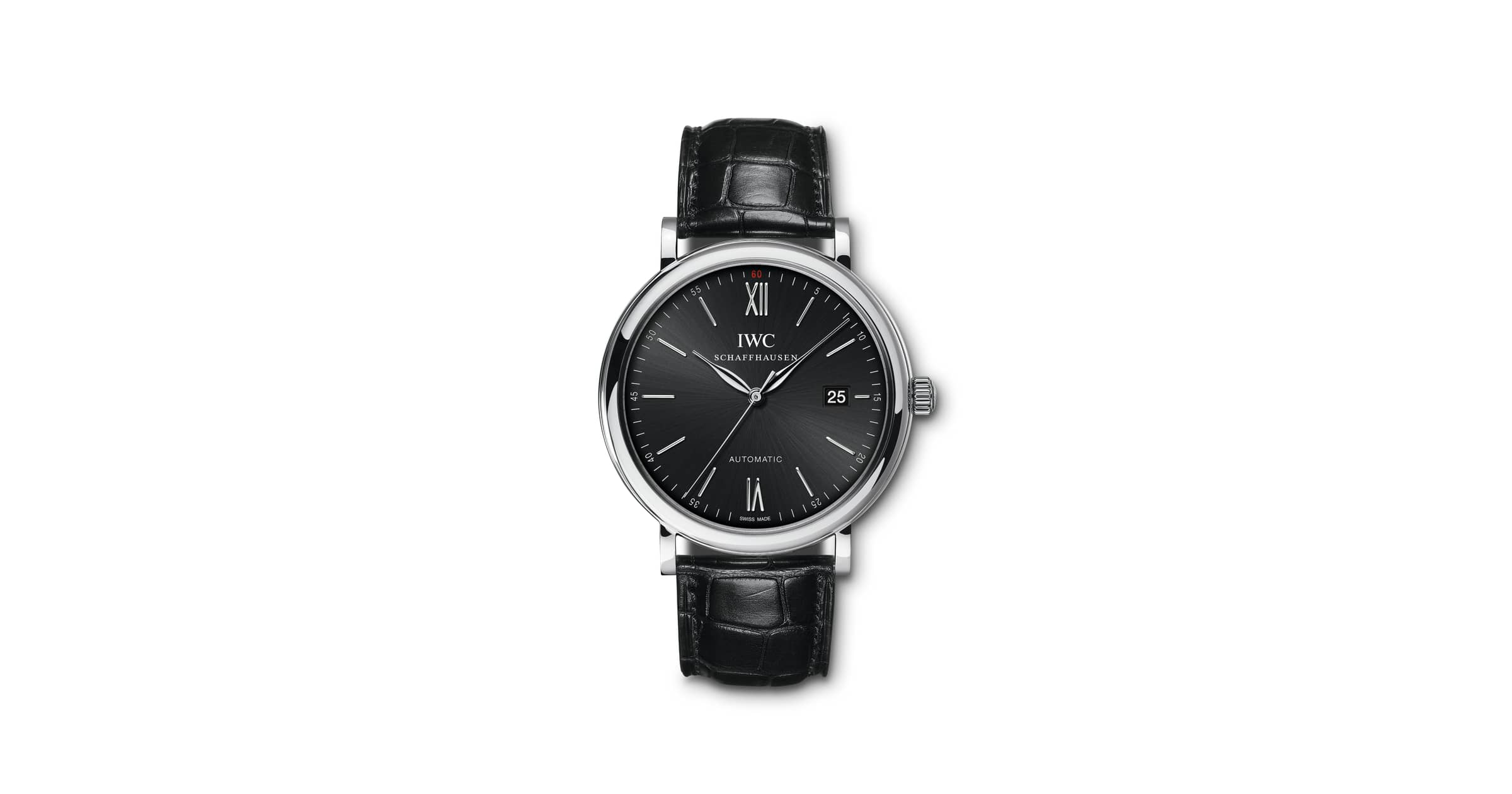 IWC Schaffhausen Iw3565 Portofino Automatic — Black