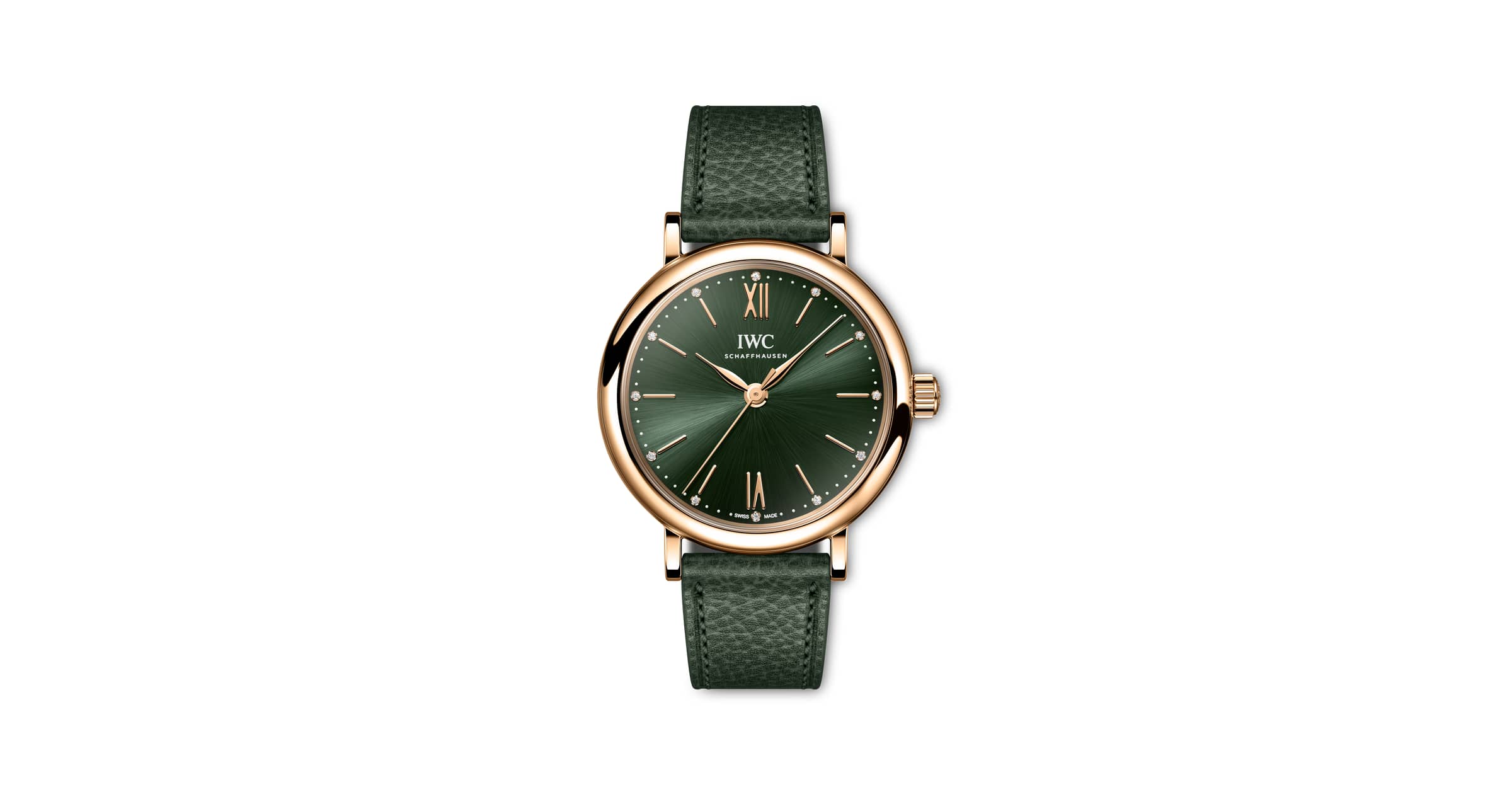 IWC Schaffhausen Iw357415 Portofino Automatic — Green