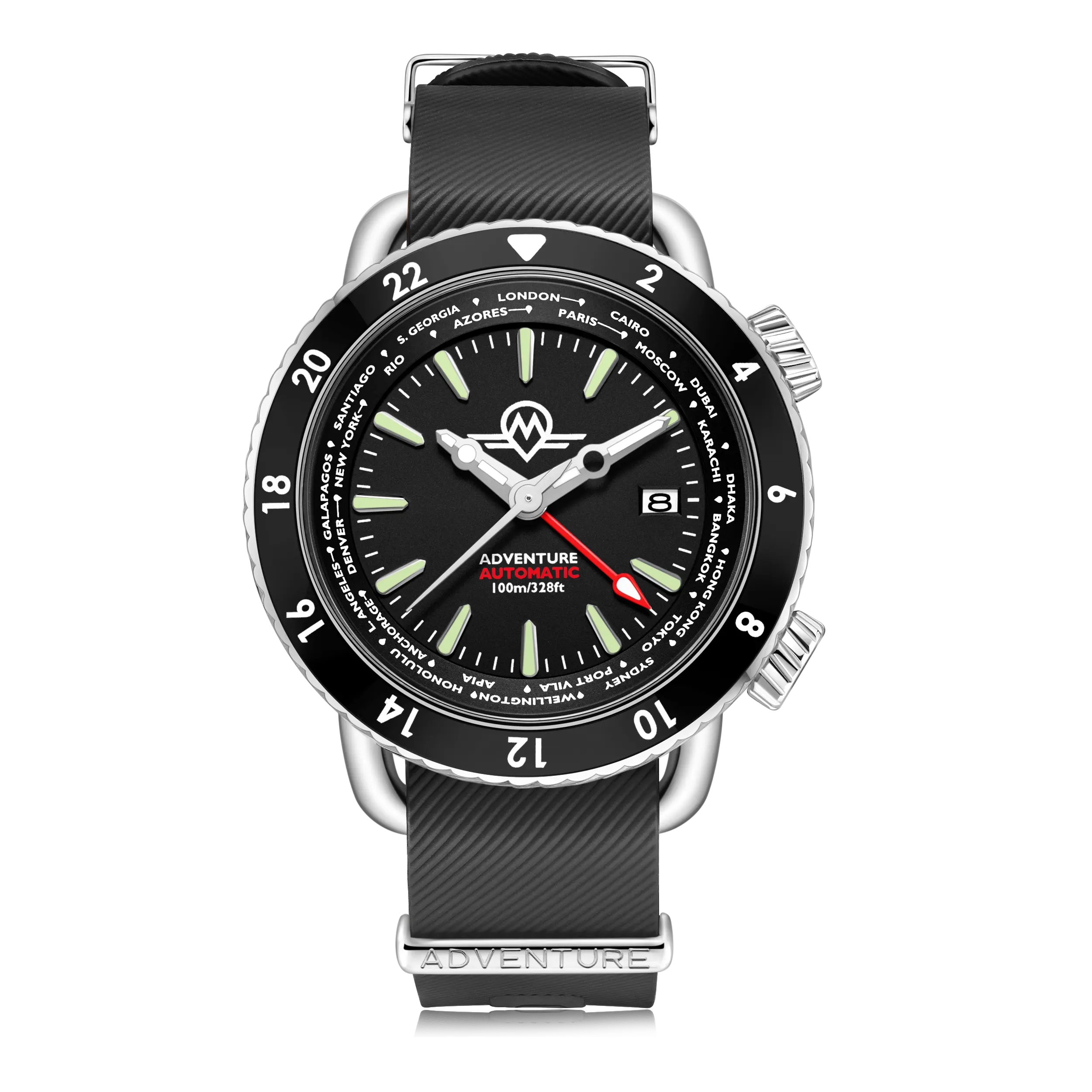 Monro Adventure Watches MA-1 Urban — Black