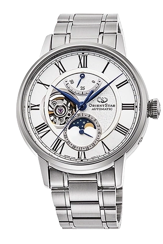 Orient Star M45 F7 Mechanical Moon Phase — White