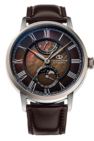 Orient Star M45 F7 Mechanical Moon Phase — Brown Gradation