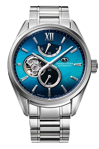 Orient Star M34 F7 Semi Skeleton — Blue gradation