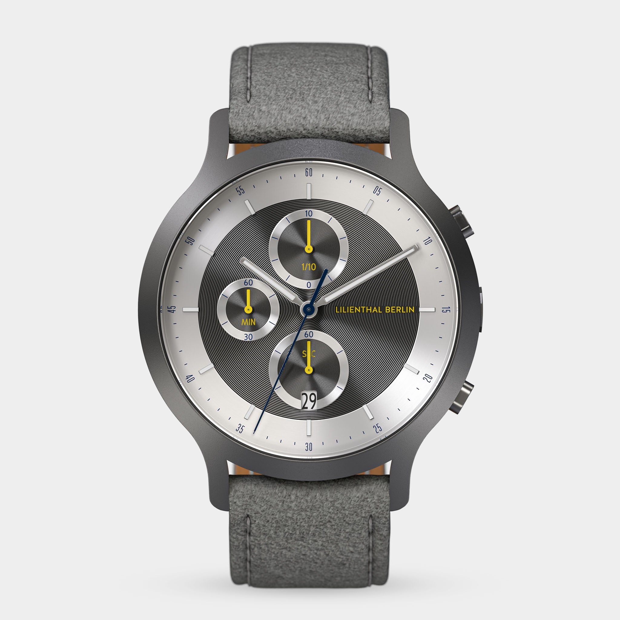 Lilienthal Berlin Chronograph LP – Dark Silver White