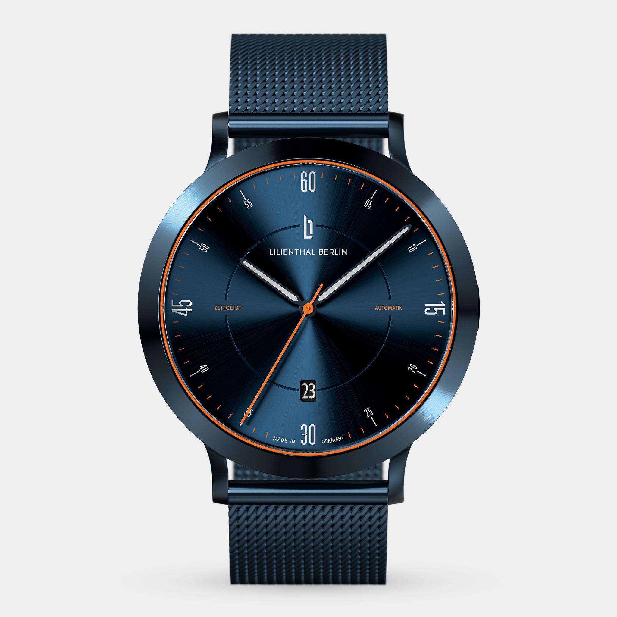 Lilienthal Berlin Zeitgeist Automatik Blue Orange